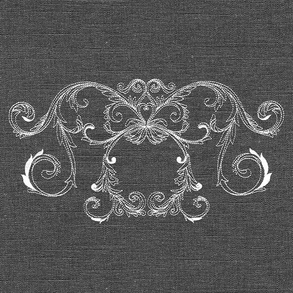 Baroque Cameo Border (Whitework)