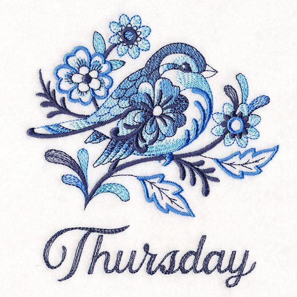 Delft Blue Sparrow on Thursday