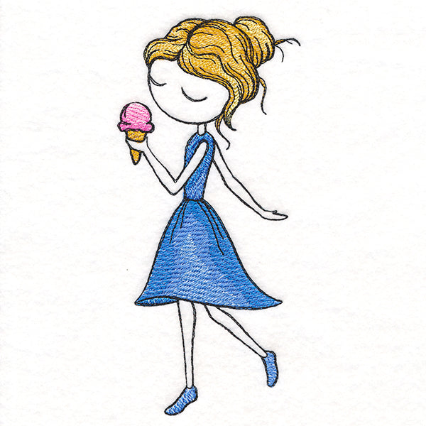 Summer Breeze Beauty with Ice Cream