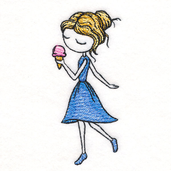 Summer Breeze Beauty with Ice Cream