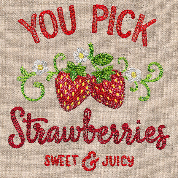 Farm Fresh Sign - Strawberries