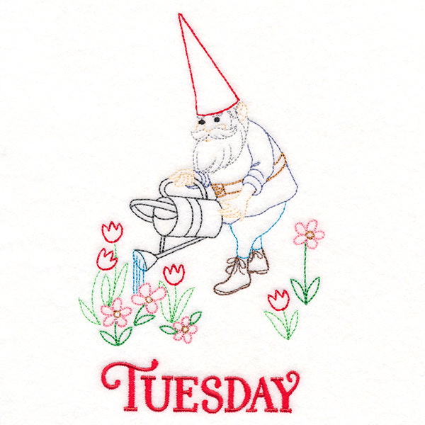 Flower Gardening Gnome on Tuesday (Vintage)
