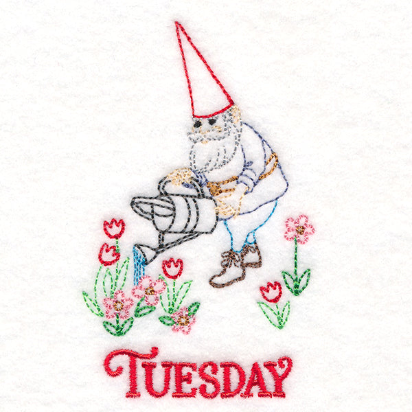Flower Gardening Gnome on Tuesday (Vintage)
