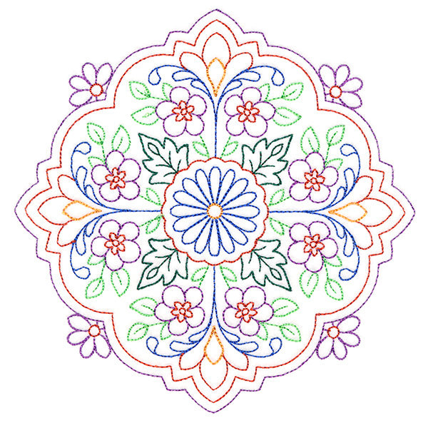 Summer Garden Medallion (Vintage)