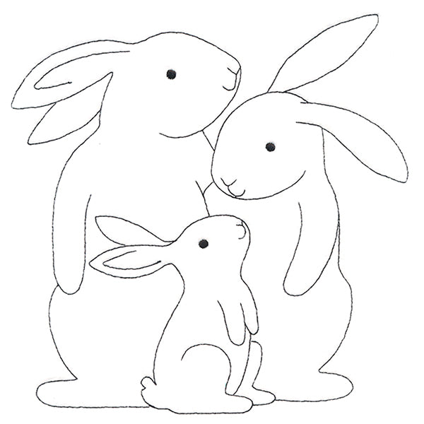 Adorable Bunny Family
