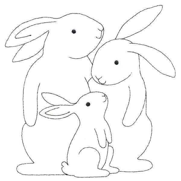 Adorable Bunny Family