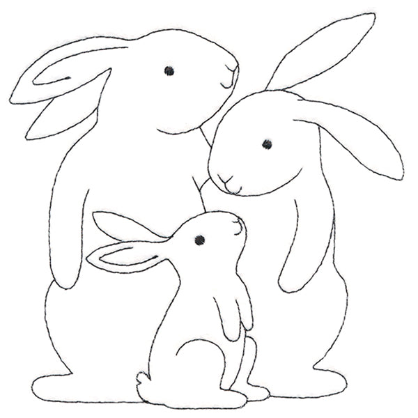 Adorable Bunny Family