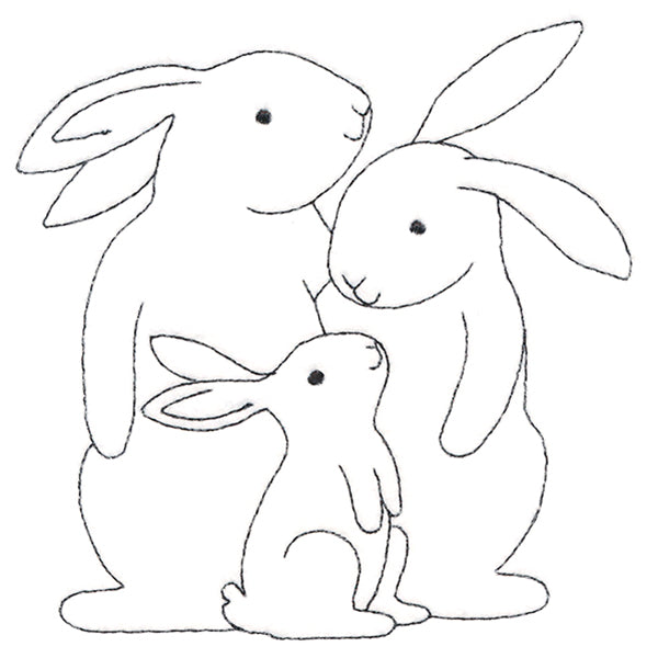 Adorable Bunny Family