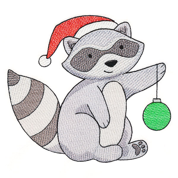 Playful Woodland Raccoon