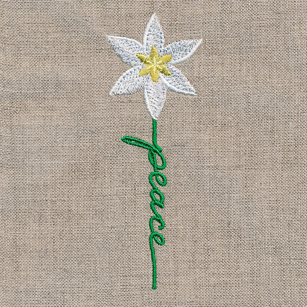 Peace Bloom Star of Bethlehem