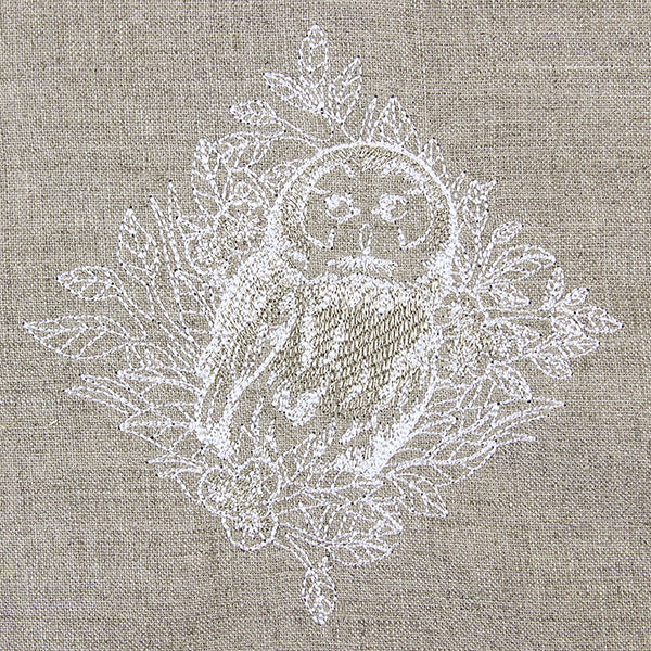 Woodland Owl Etching