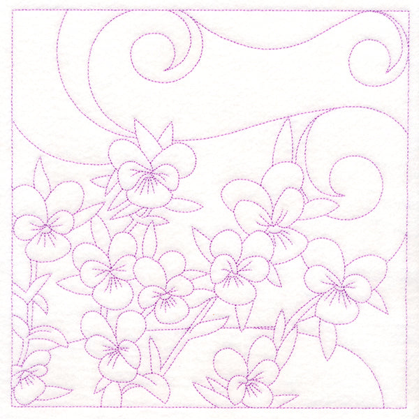 Delicate Wildflowers - Johnny Jump Ups