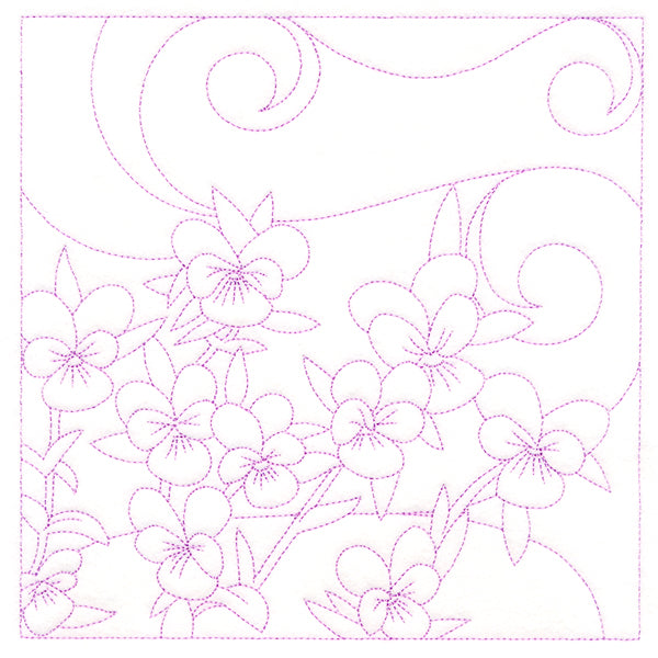 Delicate Wildflowers - Johnny Jump Ups