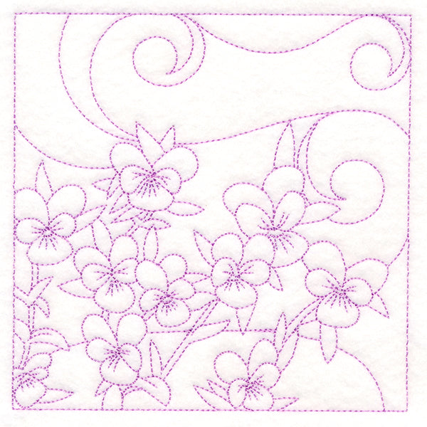 Delicate Wildflowers - Johnny Jump Ups