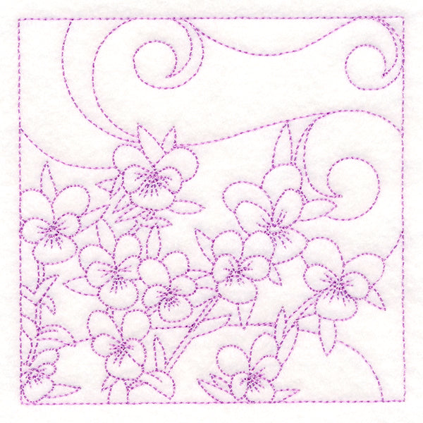 Delicate Wildflowers - Johnny Jump Ups