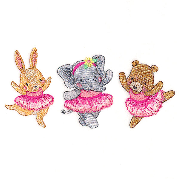 Twirling Ballerinas Trio
