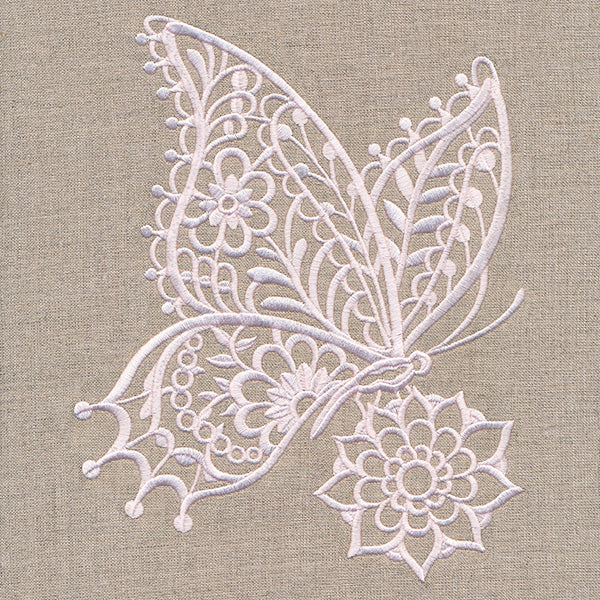 Delicate Butterfly on Bloom