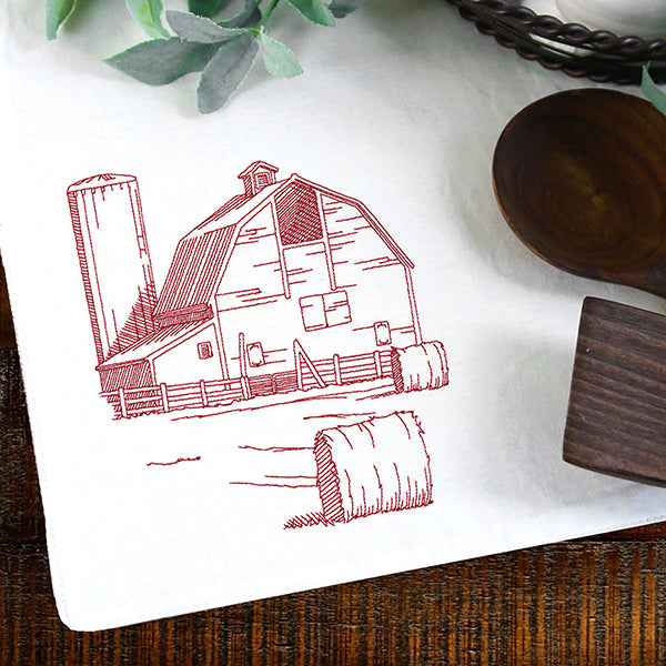 Barnyard Etchings - Barn