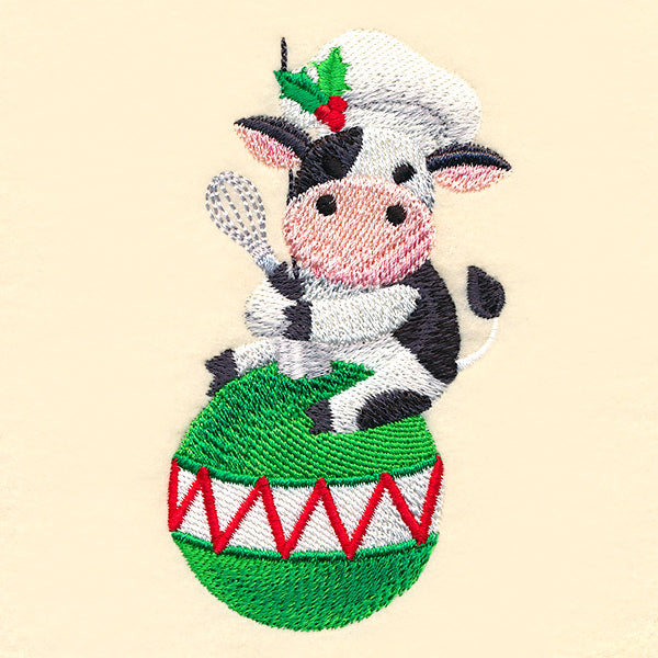Christmas Chef Cow