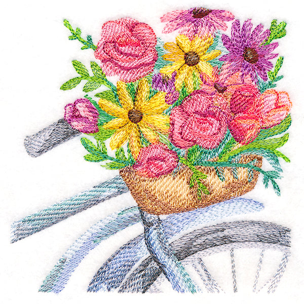 Blooming Bicycle Bouquet