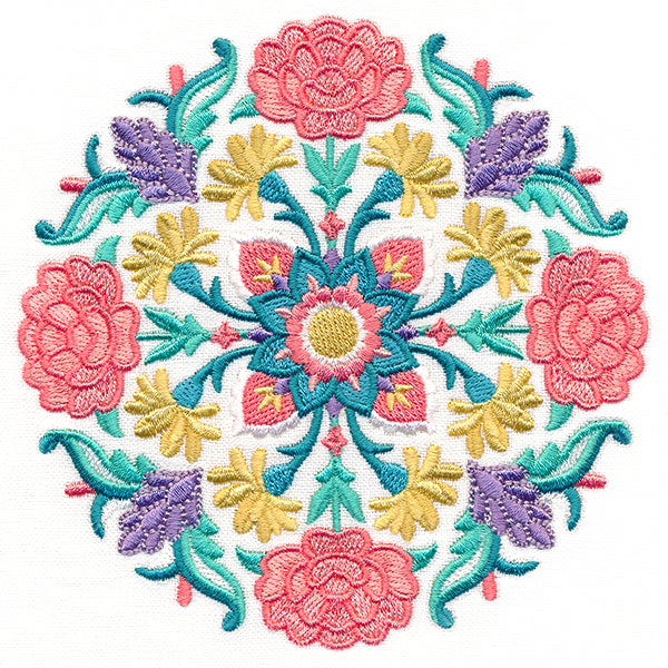 Blissful Floral Medallion