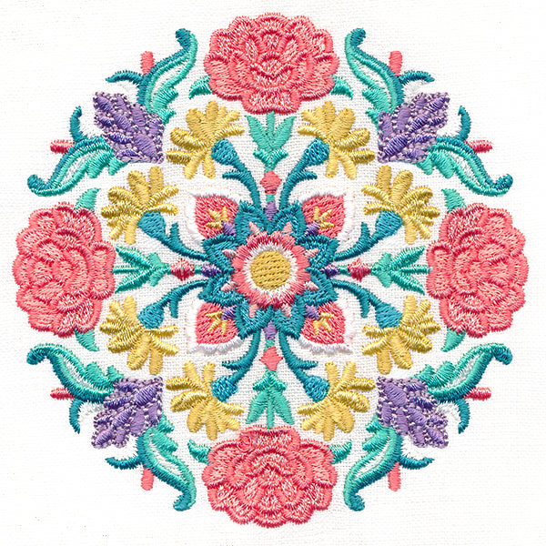 Blissful Floral Medallion
