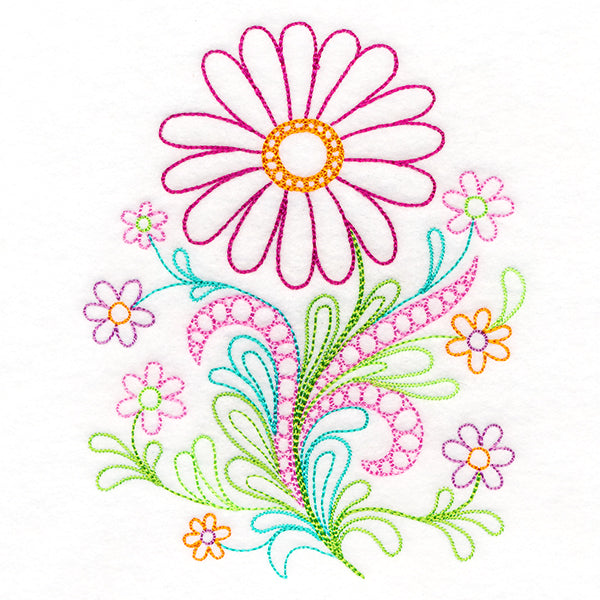 Fanciful Floral Bouquet (Vintage)