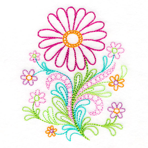 Fanciful Floral Bouquet (Vintage)