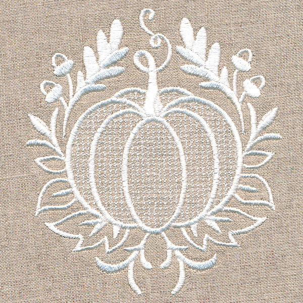 Exquisite Autumn Accent (Whitework)