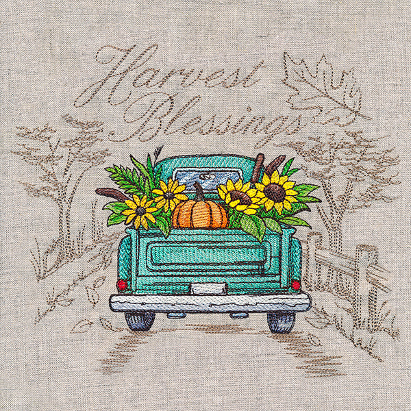 Autumn Retro Truck Medley