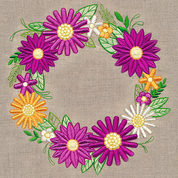 Autumn Blossoms Wreath