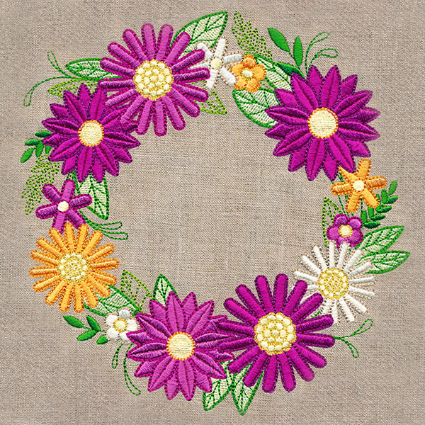 Autumn Blossoms Wreath