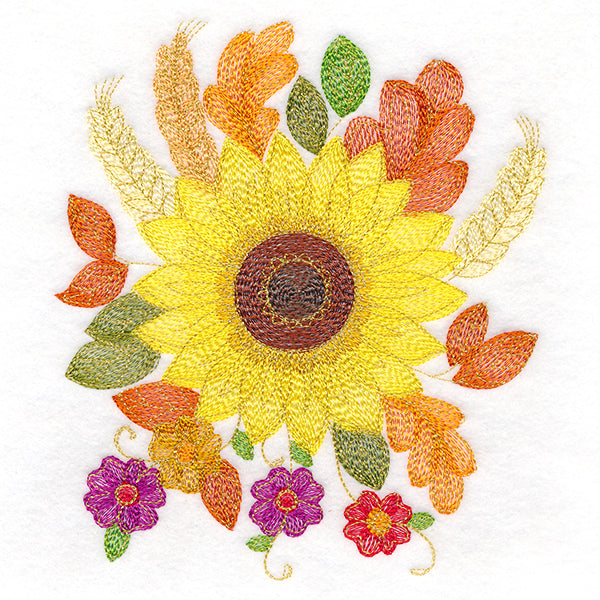 Vibrant Fall Sunflower Bouquet