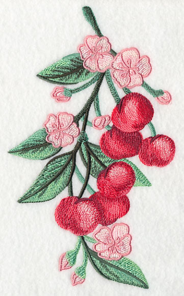 Cherry Blossoms Spray in Watercolor