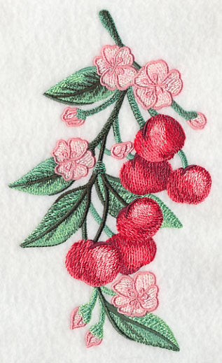 Cherry Blossoms Spray in Watercolor