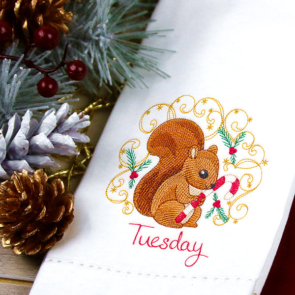 Christmas Squirrel on Tuesday