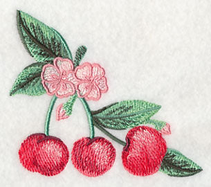 Cherry Blossoms Corner in Watercolor