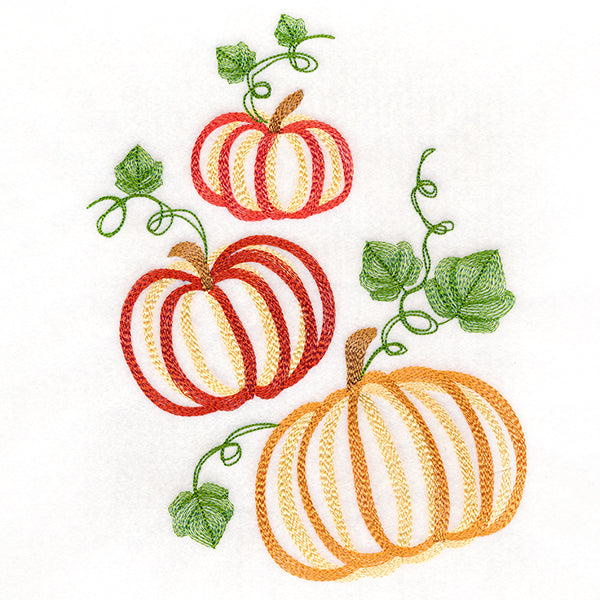 Tumbling Pumpkin Trio