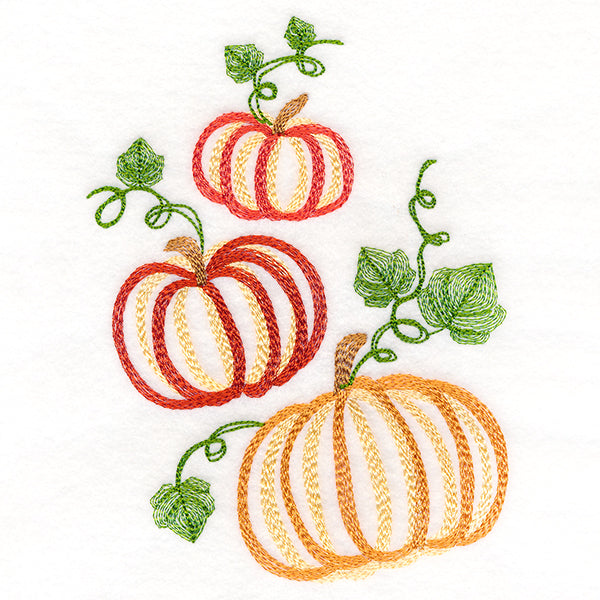 Tumbling Pumpkin Trio