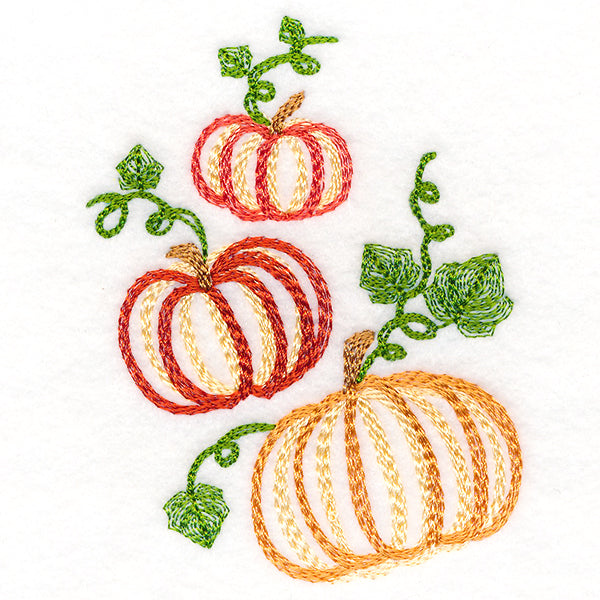 Tumbling Pumpkin Trio
