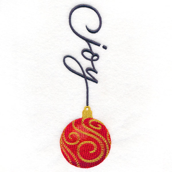 Joy Christmas Ornament
