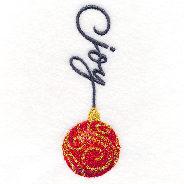 Joy Christmas Ornament