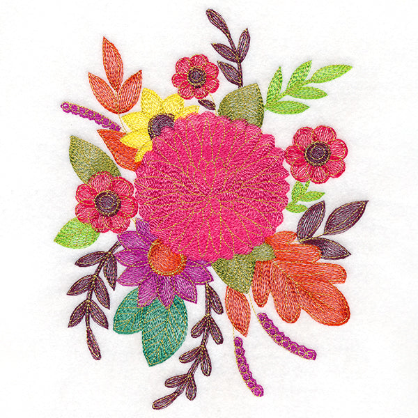 Vibrant Fall Dahlia Bouquet