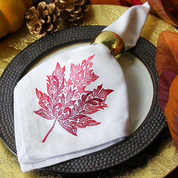 Fanciful Fall Maple Leaf