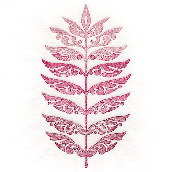 Fanciful Fall Walnut Leaf