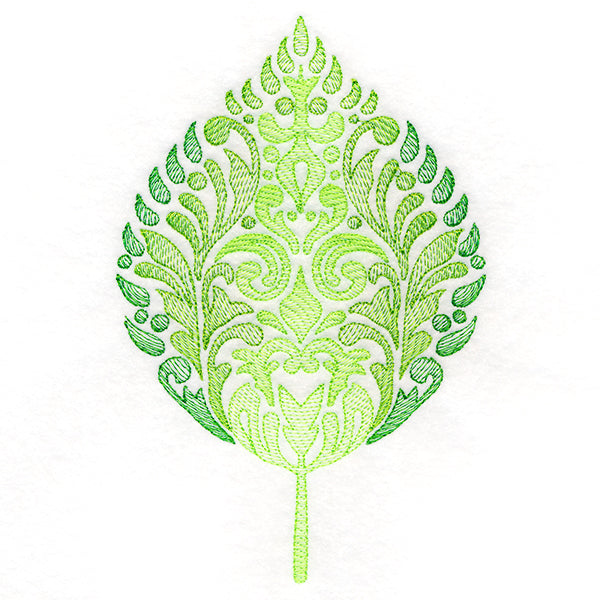 Fanciful Fall Birch Leaf