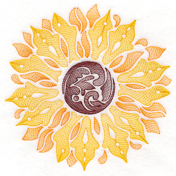 Fanciful Fall Sunflower