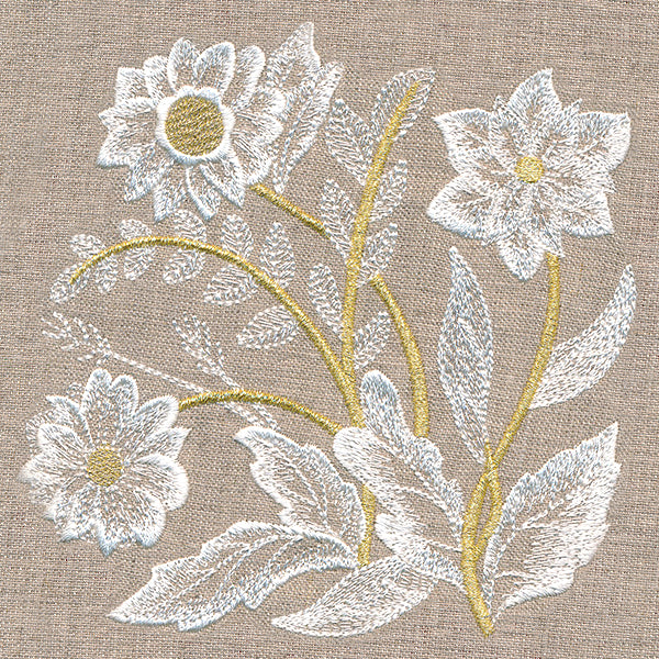 Elegance in Bloom Floral Square 1