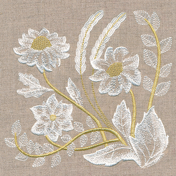 Elegance in Bloom Floral Square 2