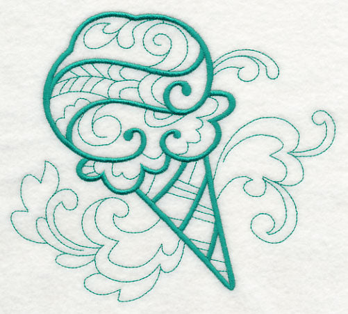 Doodle Ice Cream Cone